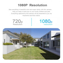 1080P Wireless Smart Camera WiFi 2MP Night Vision Motion Detection
