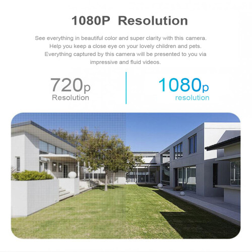 1080P Wireless Smart Camera WiFi 2MP Night Vision Motion Detection