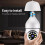 1080P Wireless Smart Camera WiFi 2MP Night Vision Motion Detection 4