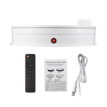 30cm Motorized Rotating Stand 60kg Load 360 LED Light for Photography