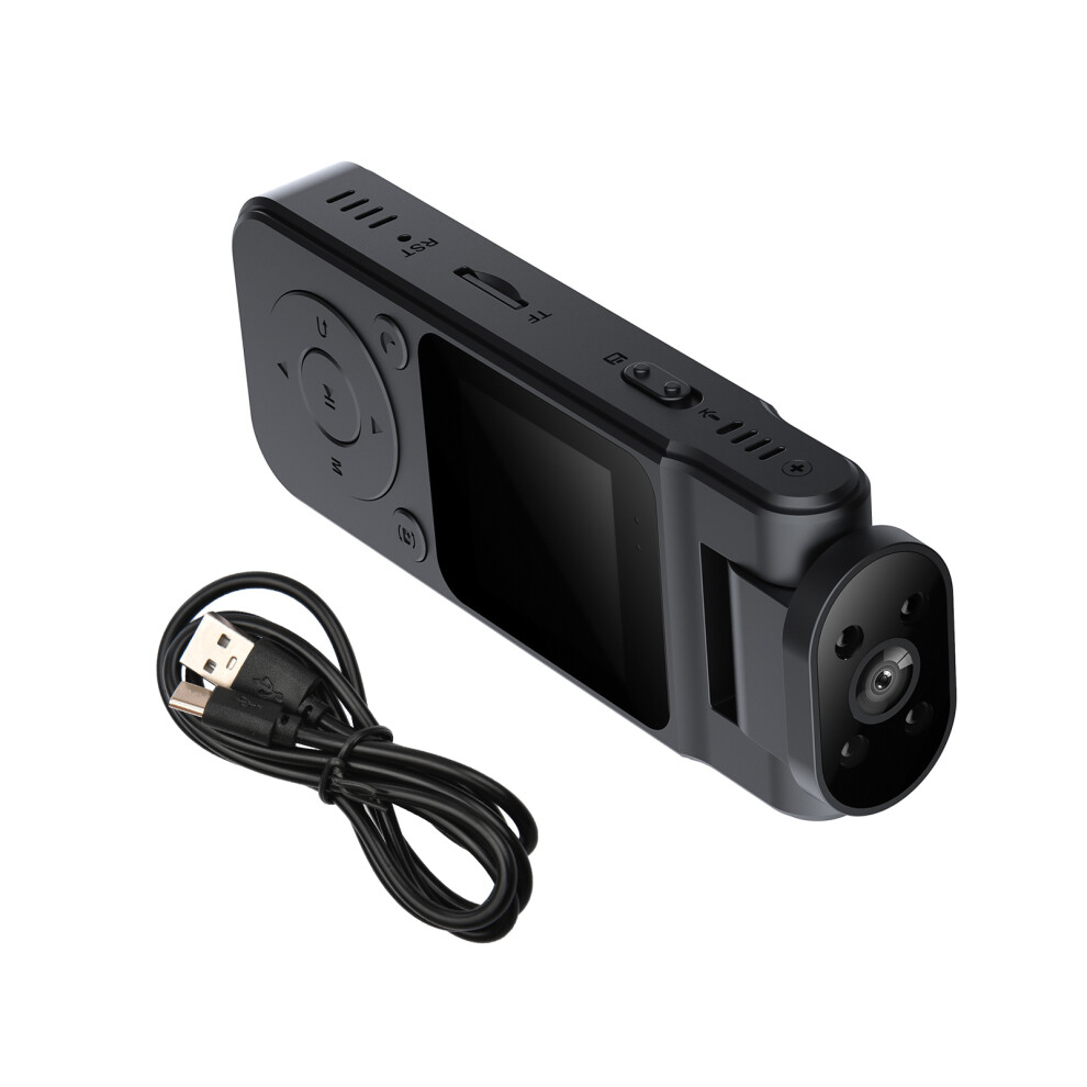 4K Wearable Camera 180 Rotatable Lens Night Vision Magnetic Clip 643505076264