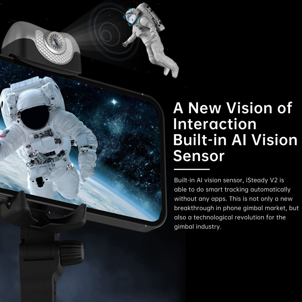 Hohem Isteady V2 3-Axis Ai Gimbal Smartphone Stabilizer 643505139952