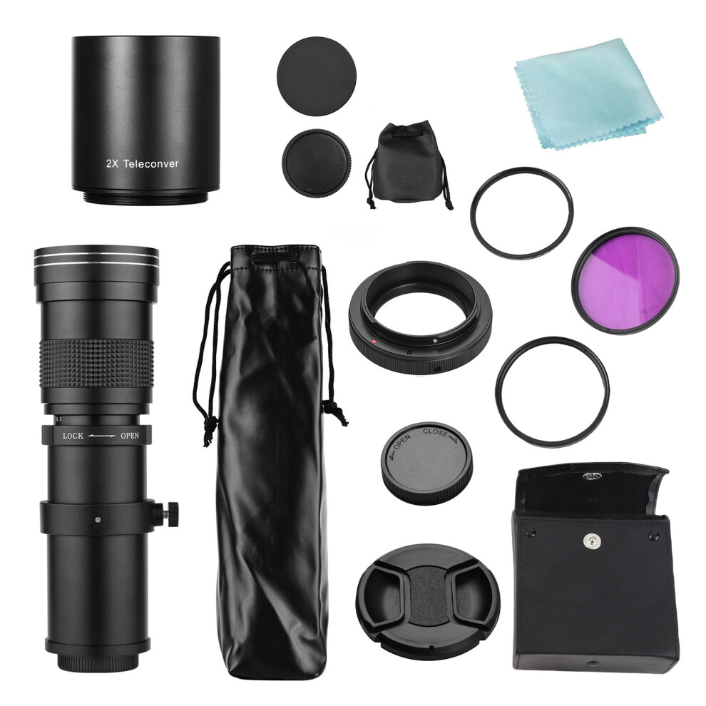 Manual Focus Telephoto Zoom Lens 420-800Mm Mf Kit 643505139976