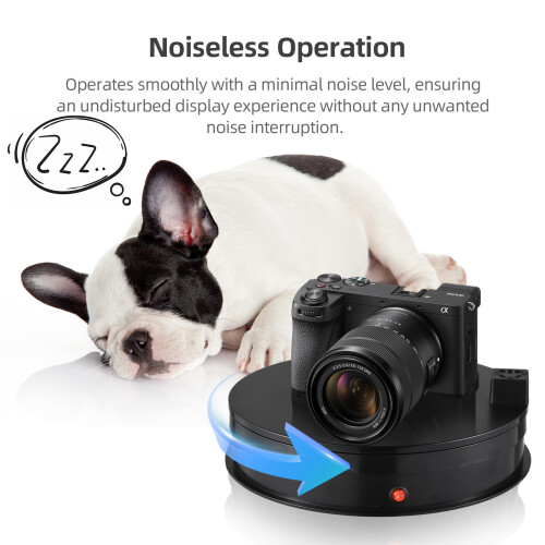 30cm Motorized Rotating Stand 60kg 360 LED Light for Photography 2