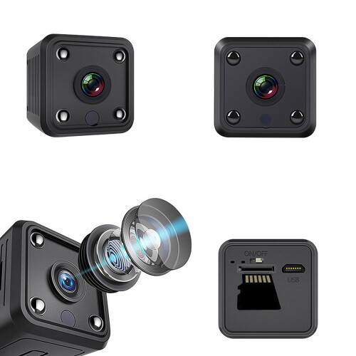1080P Mini Camera Full HD 155 Wide Angle IR Night Vision WiFi