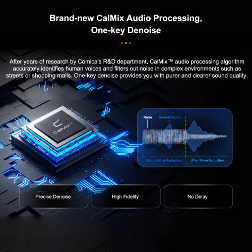 COMICA Vimo Q 2.4GHz Wireless Lavalier Mic 200m Range 16h 2