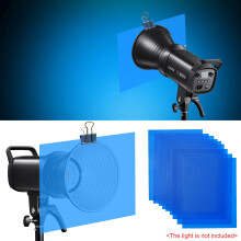 9PCS 30x20cm Photography Light Color Filters Set Transparent Gel Sheet