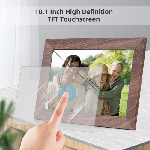 10.1-Inch WiFi Digital Photo Frame IPS Touch 16GB Auto Rotate 2