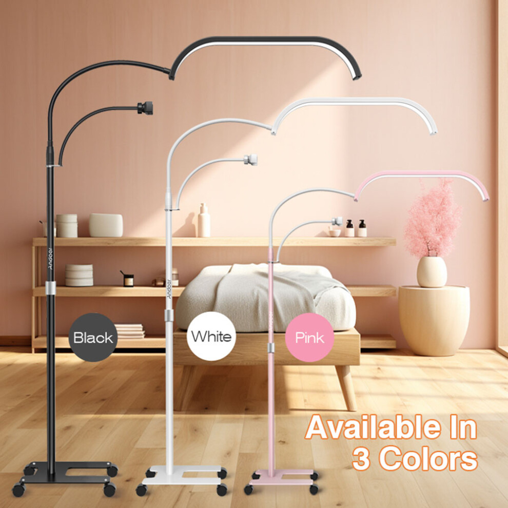 Andoer 30W Led Fill 20 Inch 3200K-5600K Dimmable Floor Stand Light 643505084528
