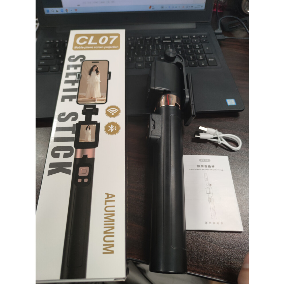 Extendable Aluminum Selfie Stick 170Cm Tripod With Remote 643505164893