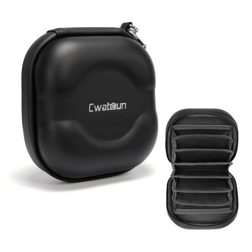 Portable Lens Filter Case 7 Pockets 37-77mm Water-Resistant Shockproof 1