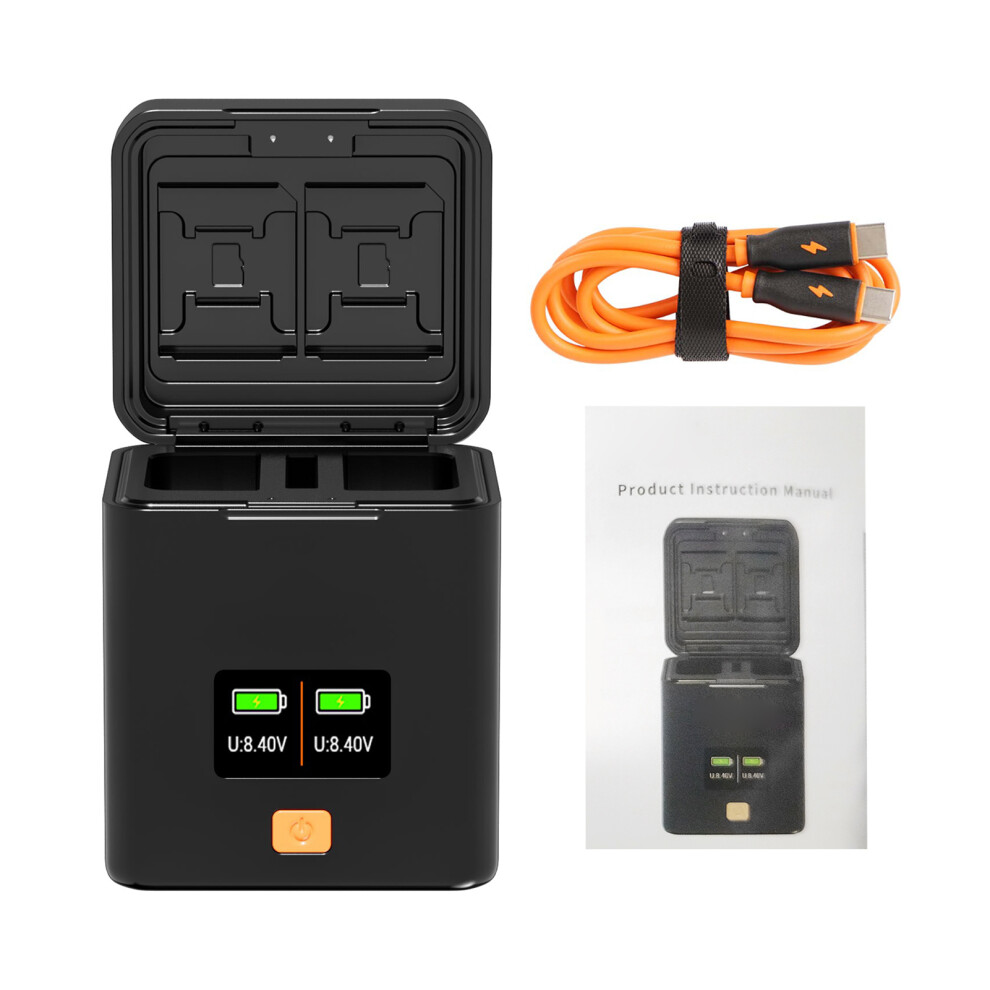 Dmw-Blk22 2-Slot Pd Charger Oled For Lumix S5 S5ii Gh6 S5iix 643505178036