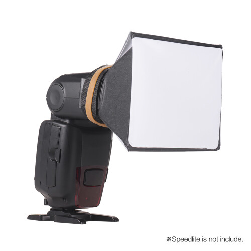 Portable Photography Flash Diffuser Mini Softbox Kit for DSLR 2