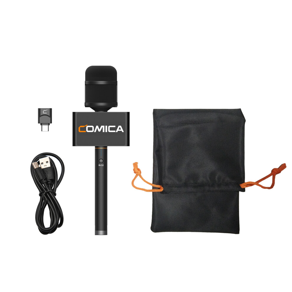 Wireless Mic For Phone: 50M Range, 48Khz/24Bit, One-Key Denoise 643505178159