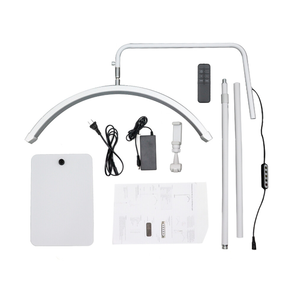 Andoer Hd-M6x Pro 36W Half Moon Floor Lamp 3200K-5600K Dimmable 180Cm 643505174632
