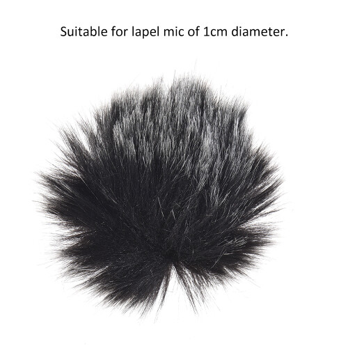 Furry Outdoor Lapel Lavalier Microphone Windscreen 3-Pack 2