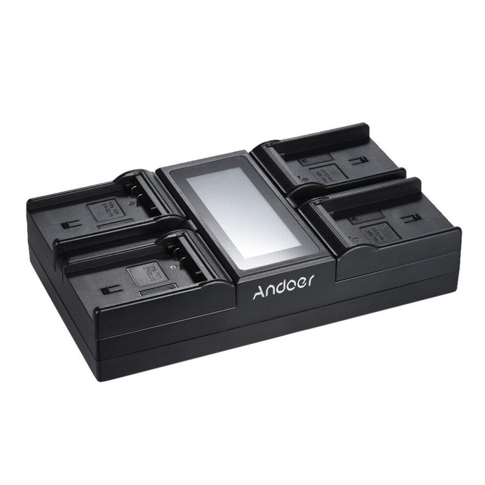 Andoer En-El15 4-Channel Lcd Charger For Nikon D500-D810 643505161021
