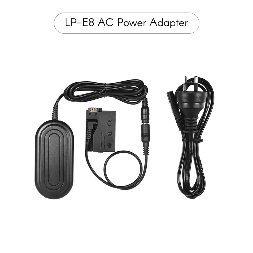 Andoer Ack-E8 Lp-E8 Dummy Battery Adapter For Canon Dslr 643505160642