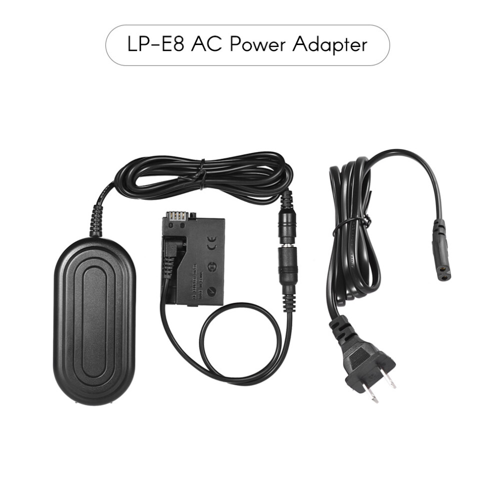 Andoer Ack-E8 Lp-E8 Dummy Battery Adapter For Canon Dslr 643505160659