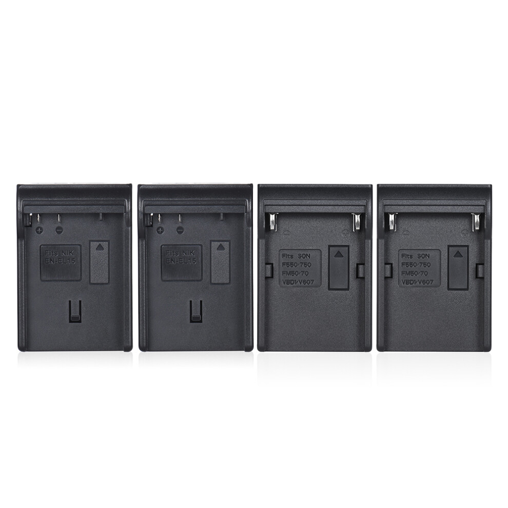 Andoer 4-Channel Lcd Charger For En-El15/Np-F970, Nikon & Sony 643505161182