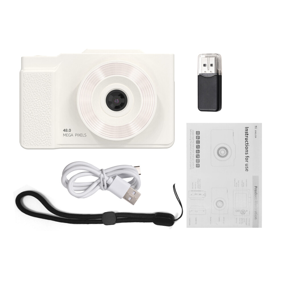 1080P Camera 48Mp 2.8" Rotatable Ips Auto Focus 16X Zoom 32Gb Tf Usb 643505178586