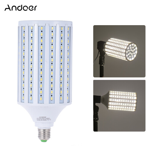 Andoer 135W LED Corn Lamp 216 Beads 5500K E27 185-245V 1