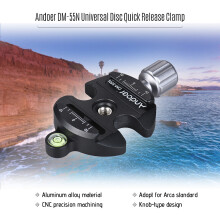 Andoer DM-55N Universal Disc Clamp 1/4" 3/8" Screw Hole