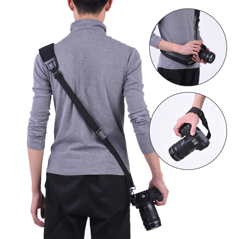 Andoer Rapid Quick Release Camera Shoulder Sling Neck Wrist Strap Dslr 643505161571