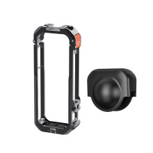 Panoramic Camera Cage Aluminum Alloy Dual Cold Shoe