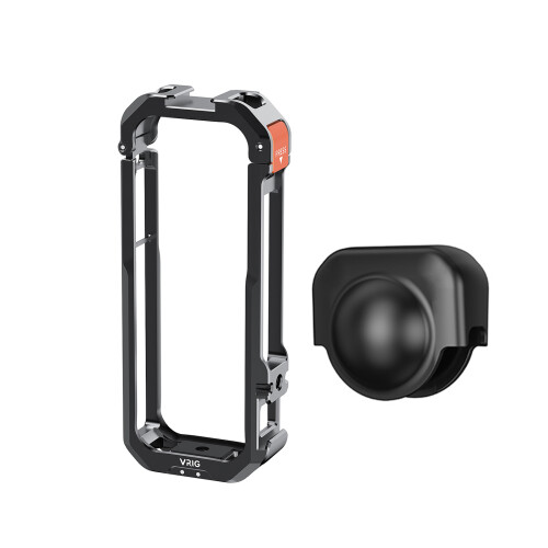 Panoramic Camera Cage Aluminum Alloy Dual Cold Shoe