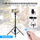 Dual Smartphone Live Streaming Tripod Aluminum Selfie Stick Remote 2
