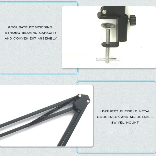 Removable Cantilever Stand Adjustable Wall Mount Microphone Arm 1