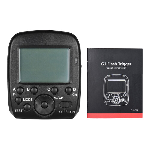 2.4GHz TTL Wireless Flash Trigger 1/8000s HSS 4G 16Ch LCD 2