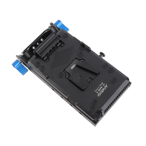 V Mount Battery Plate Adapter with 15mm Rod Clamp for BMCC BMPCC 1