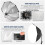 Andoer 70cm Octagon Softbox + 2.1M Metal Tripod for Streaming Video 5