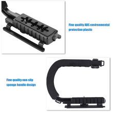 PULUZ U-Shaped Portable Handheld Camera Holder DV Bracket for SLR DV