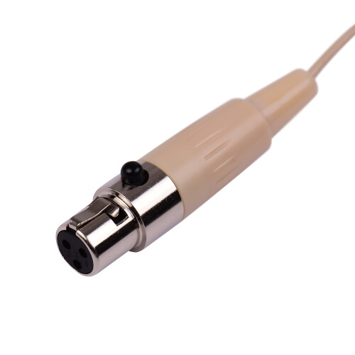 Lightweight Ear-Hook Condenser Mic 3-Pin XLR for Wireless Bodypack 2