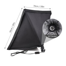 Andoer Softbox Kit 50x70cm*2 + 2M Tripod*2 for Streaming Photo Video