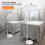 Andoer HD-M2X 20W Floor LED Half-moon Light 3000K-6000K Dimmable 1