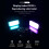 Mini Dimmable LED Vlog Light 88 LED Bi-color 2500K-9000K USB 4