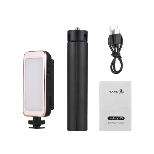 Mini Dimmable LED Vlog Light 88 LED Bi-color 2500K-9000K USB 2