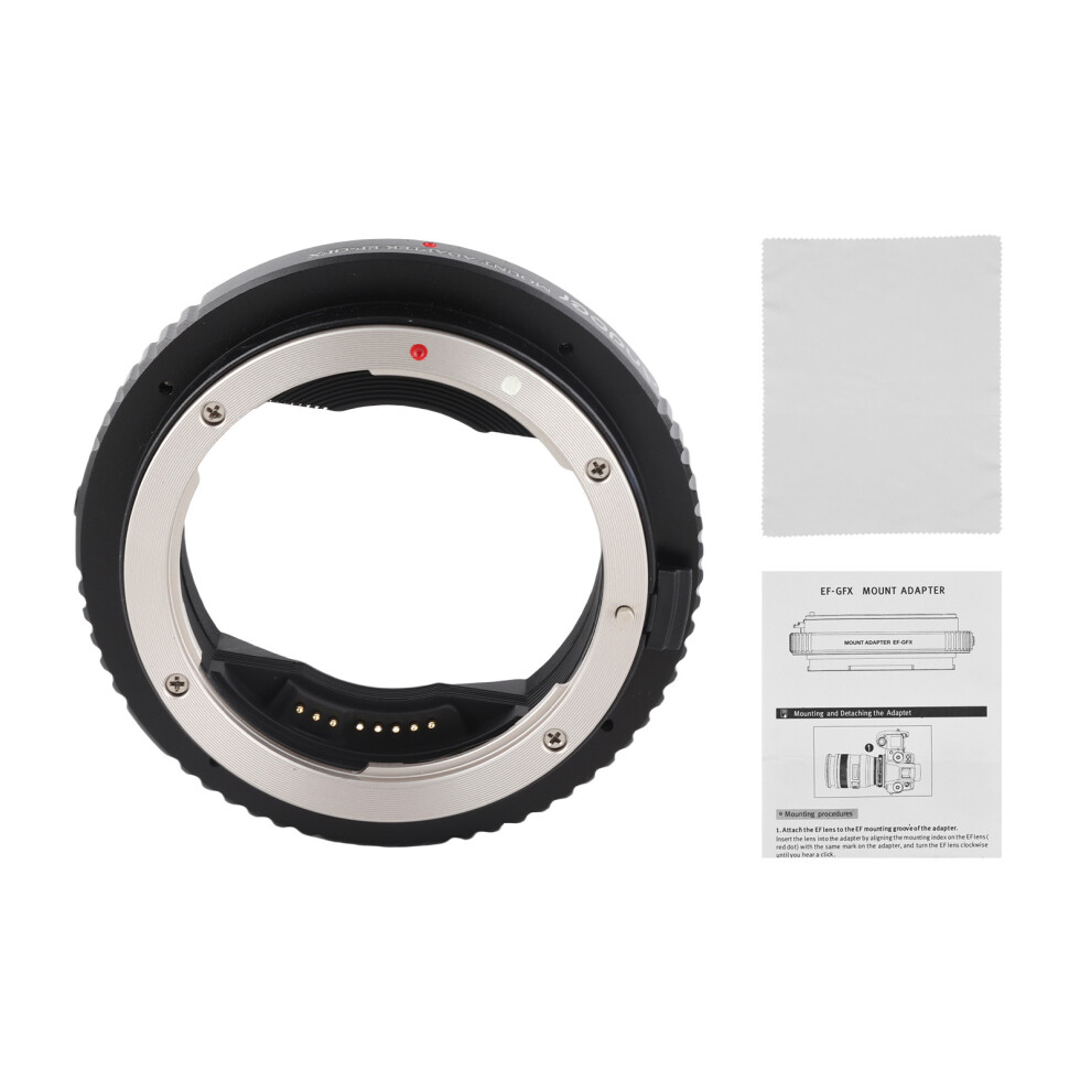Andoer Ef-Gfx Lens Adapter Ring For Fujifilm Gfx Cameras 643505143607