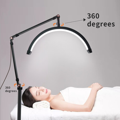 Andoer HD-M2X 20W Floor LED Half-moon Light 3000K-6000K Dimmable 1