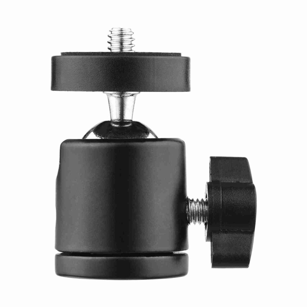 Mini Swivel Ball Head 360 Rotating 1/4" Screw For Dslr Camera Light 643505025385