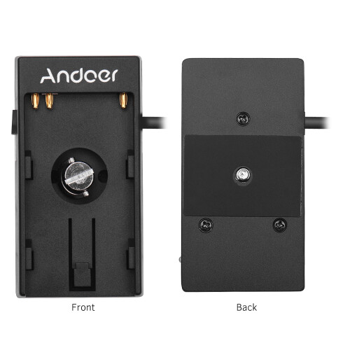 Andoer DV Battery Mount Plate 1/4" Screw for BMPCC 4K Replacement 2