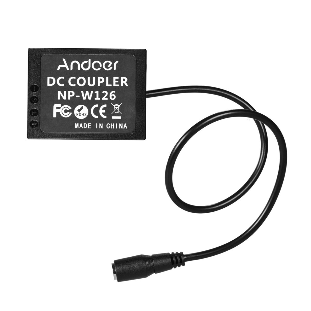 Andoer Np-W126 Dummy Battery Coupler For Fuji X-A1/X-A2/X-A3 643505150315