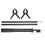 T-Shape Backdrop Stand Kit Aluminum 1.5x2m Portable Adjustable Black 1