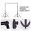 Andoer 2.83m Studio Backdrop Stand Aluminum Adjustable with Bag 4