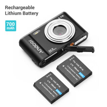 Andoer Mini Digital Camera 44MP 2.7K 2.88" IPS 16x Zoom Anti-Shake