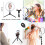 Andoer 10 Inch RGB Ring Light Dimmable USB Phone Holder Remote 3